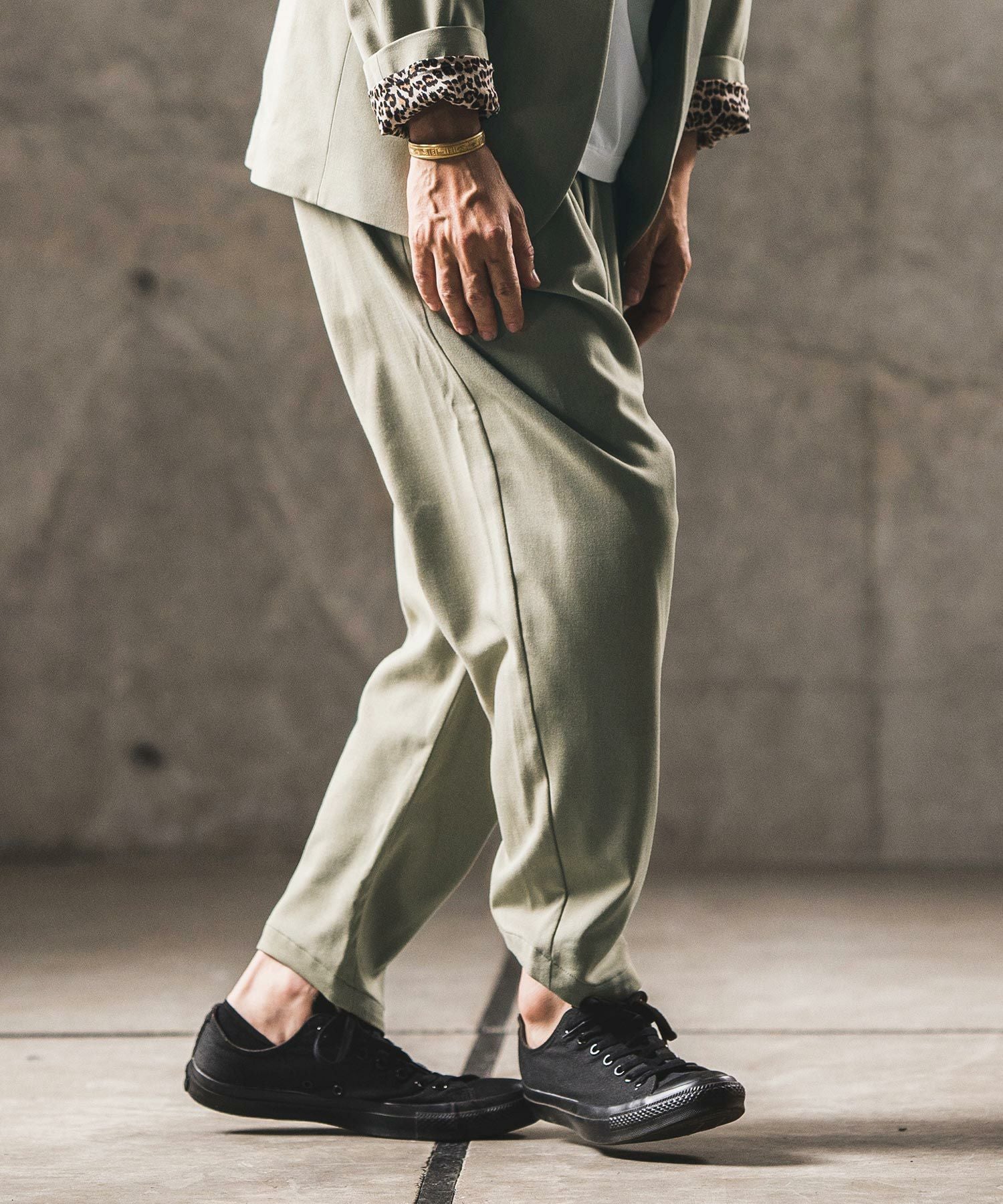 50%OFF【GLIMCLAP(グリムクラップ)】Cocoon silhouette pants バルーン