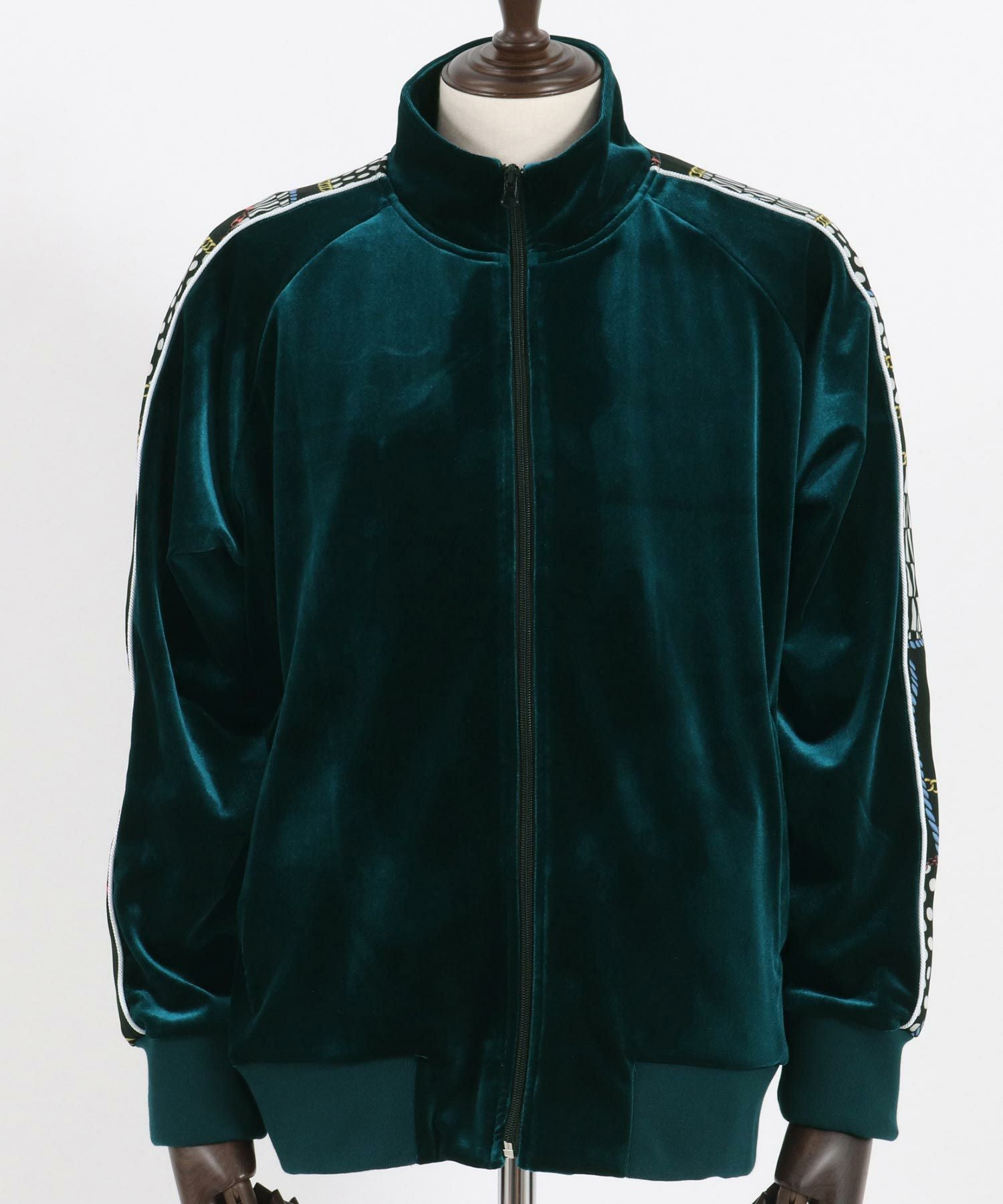 60%OFF【CAMBIO(カンビオ)】ベロア柄ライントラックジャケット(CMB