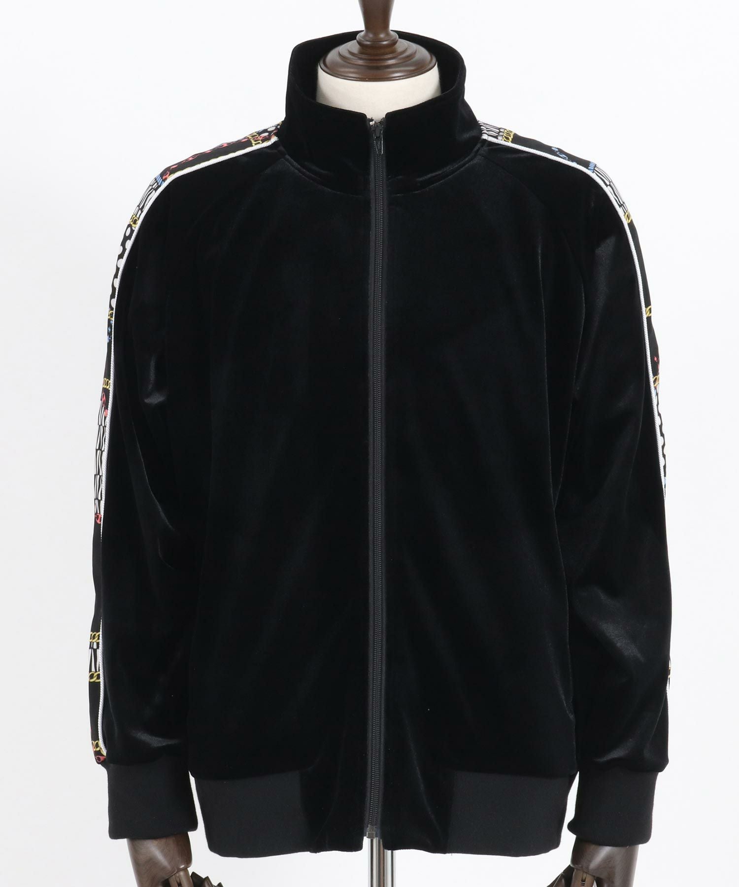 60%OFF【CAMBIO(カンビオ)】ベロア柄ライントラックジャケット(CMB