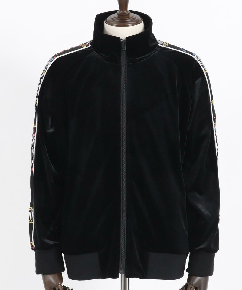 60%OFF【CAMBIO(カンビオ)】ベロア柄ライントラックジャケット(CMB 