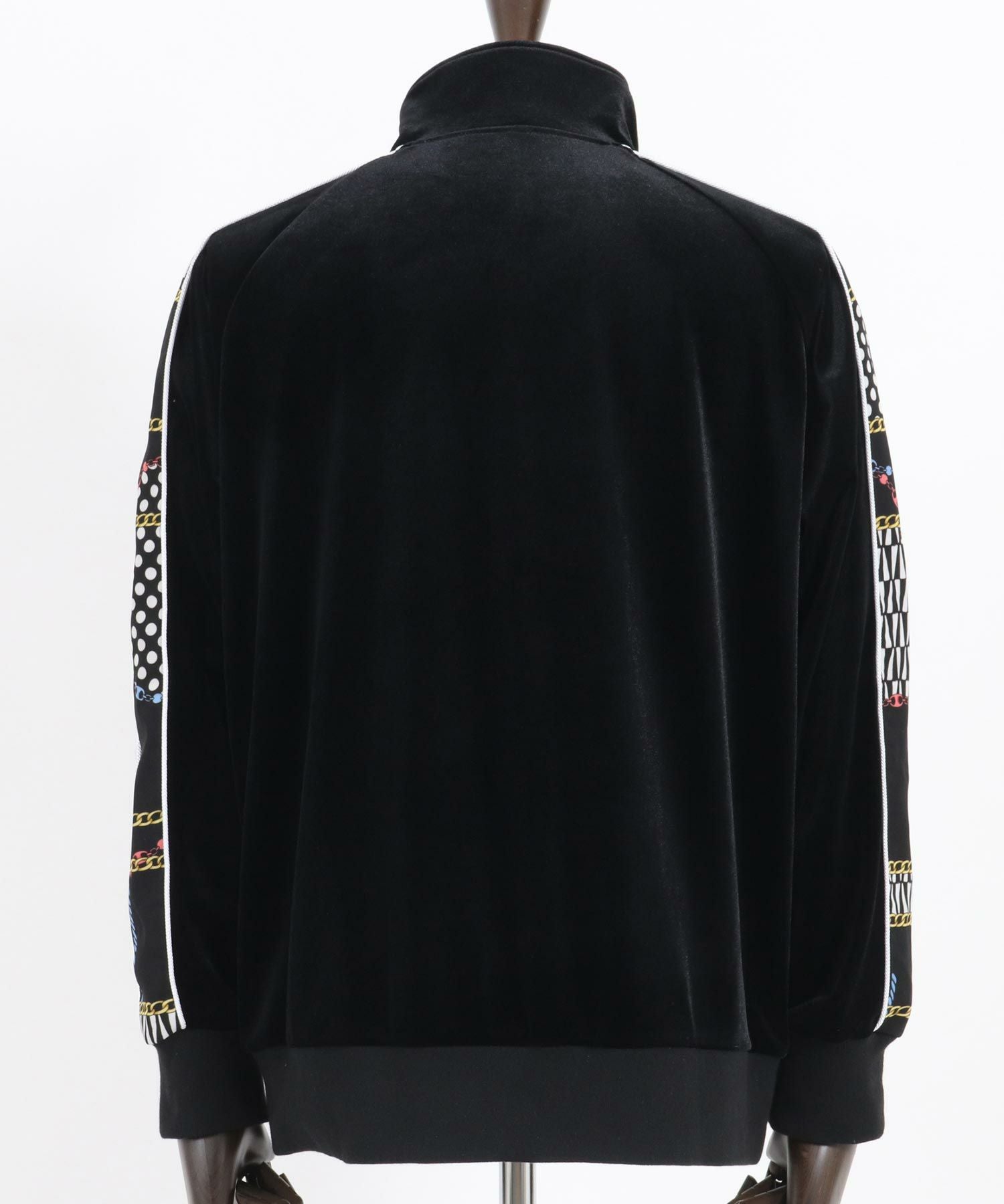 60%OFF【CAMBIO(カンビオ)】ベロア柄ライントラックジャケット(CMB