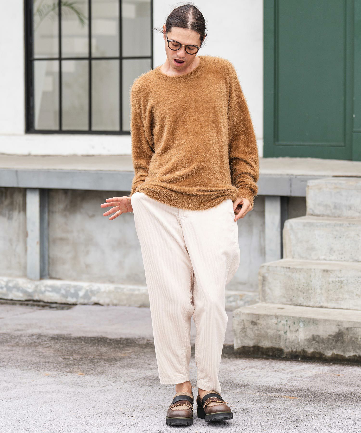 50%OFF【CAMBIO(カンビオ)】8Wコーデュロイテーパードパンツ | CAMBIO