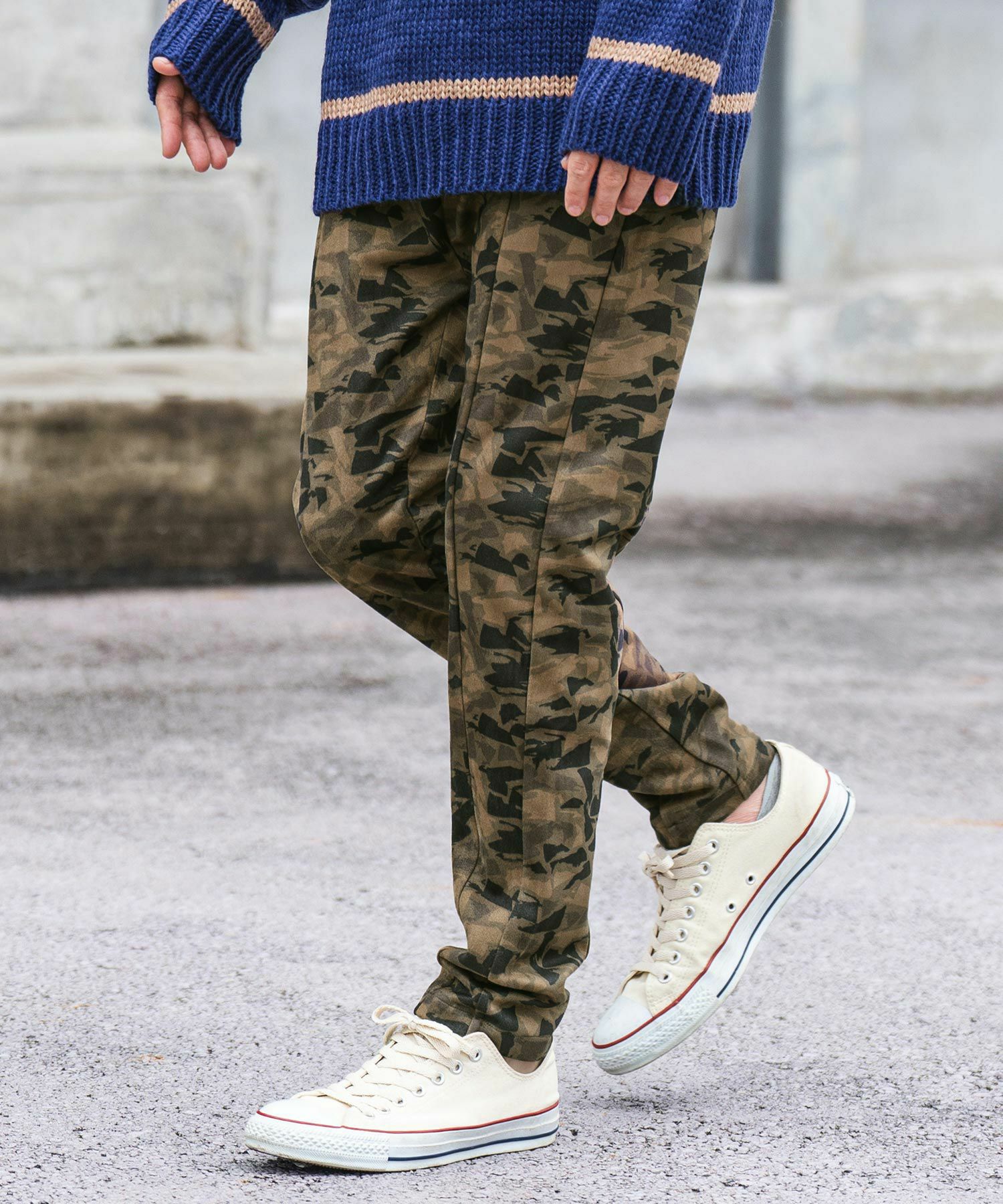 60%OFF【CAMBIO(カンビオ)】Micro Brush Camouflage Pants ジョガー
