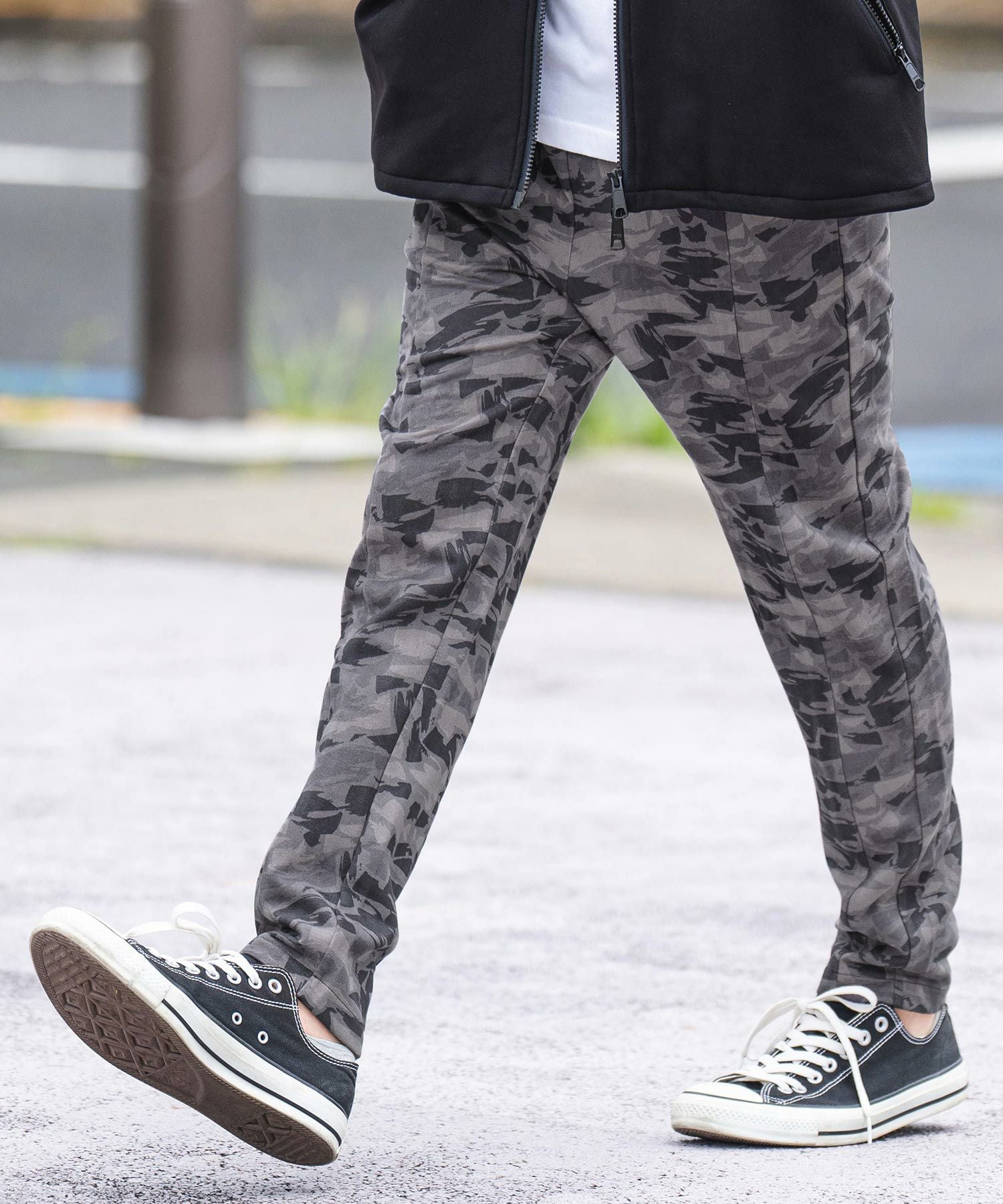 60%OFF【CAMBIO(カンビオ)】Micro Brush Camouflage Pants ジョガー