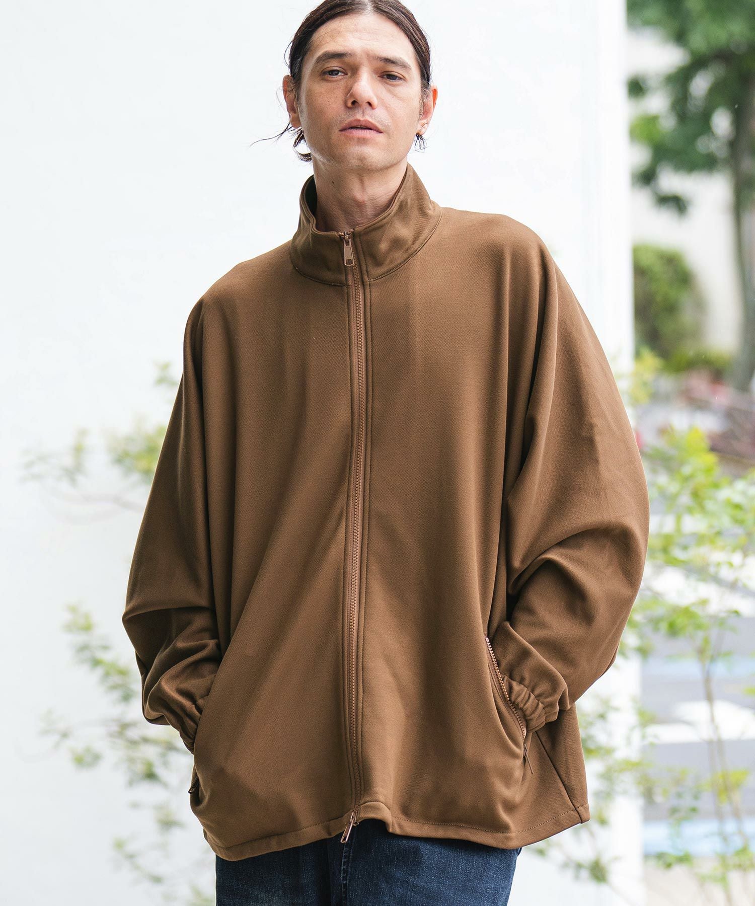 60%OFF【CAMBIO(カンビオ)】Bonding Fleece Kersey Dolman Sleeve
