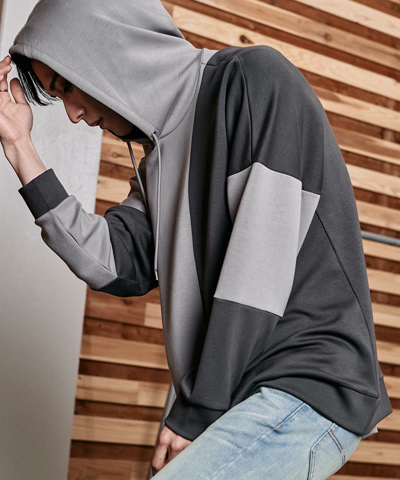 NO ID. スイッチング ビッグパーカ NO ID.（ノーアイディー） パーカー 「NO ID.」Switching Big Parka