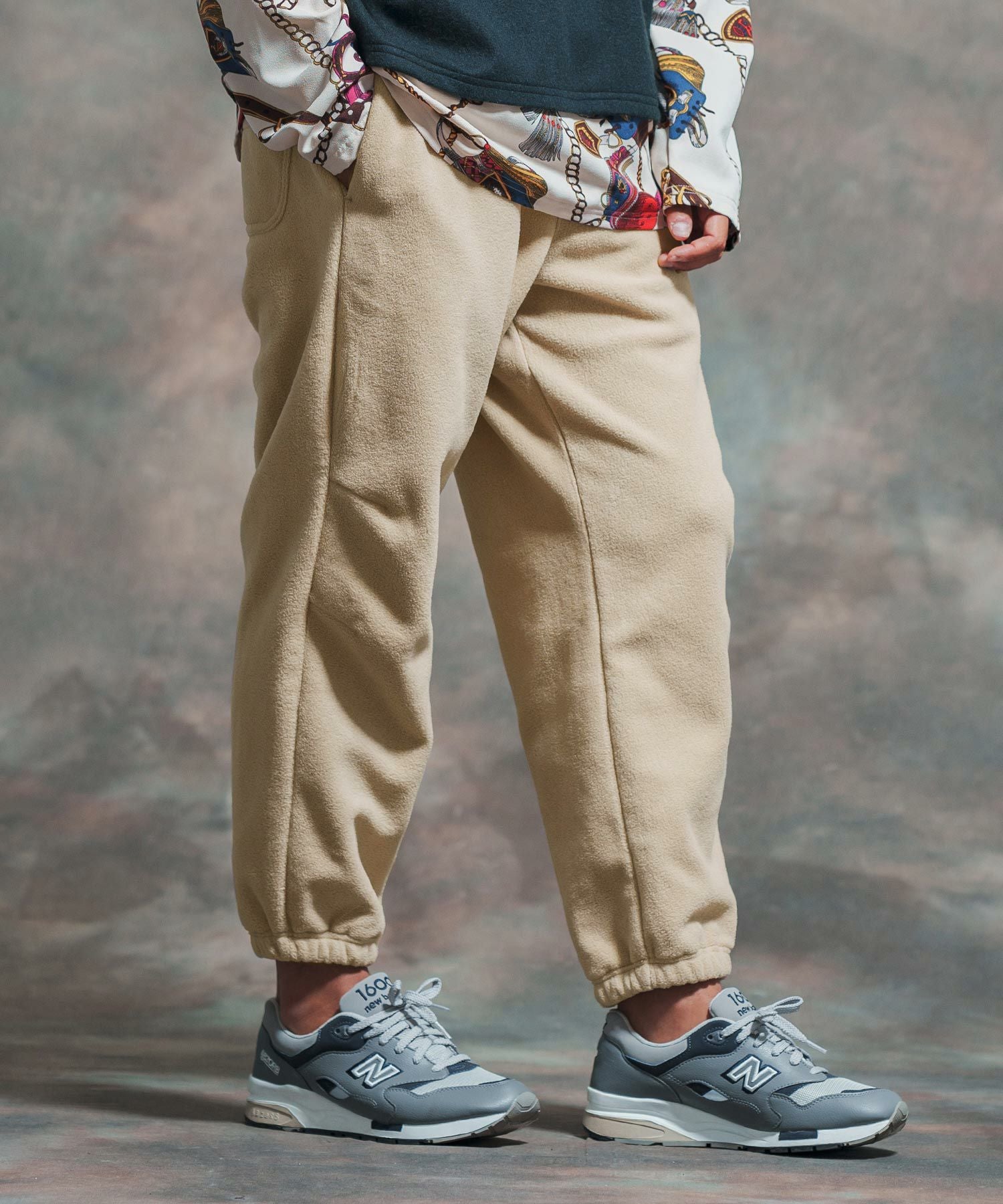 50%OFF【Jih Nunc(ジーヌンク)】フリーススウェットリブパンツ(JIH