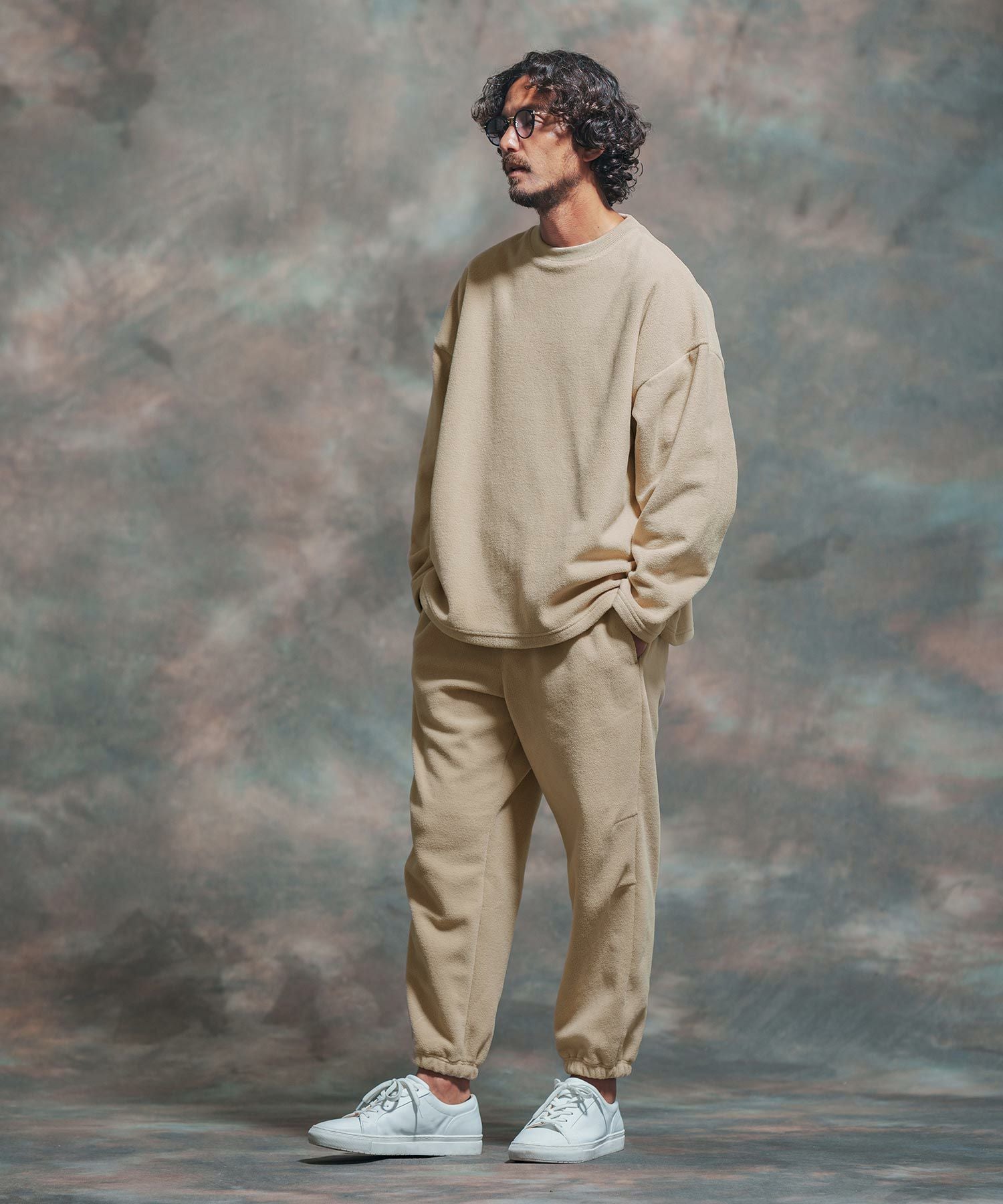 50%OFF【Jih Nunc(ジーヌンク)】フリーススウェットリブパンツ(JIH