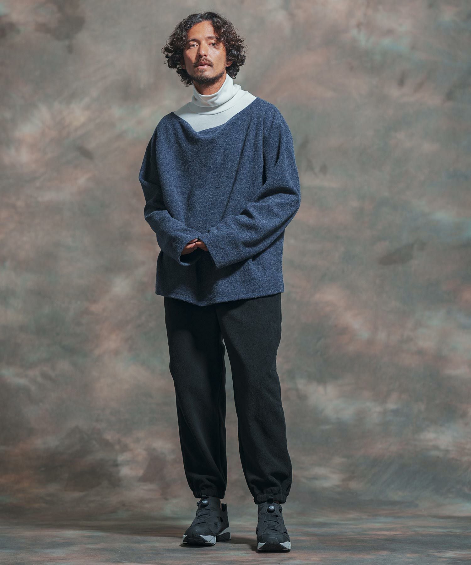 50%OFF【Jih Nunc(ジーヌンク)】フリーススウェットリブパンツ(JIH