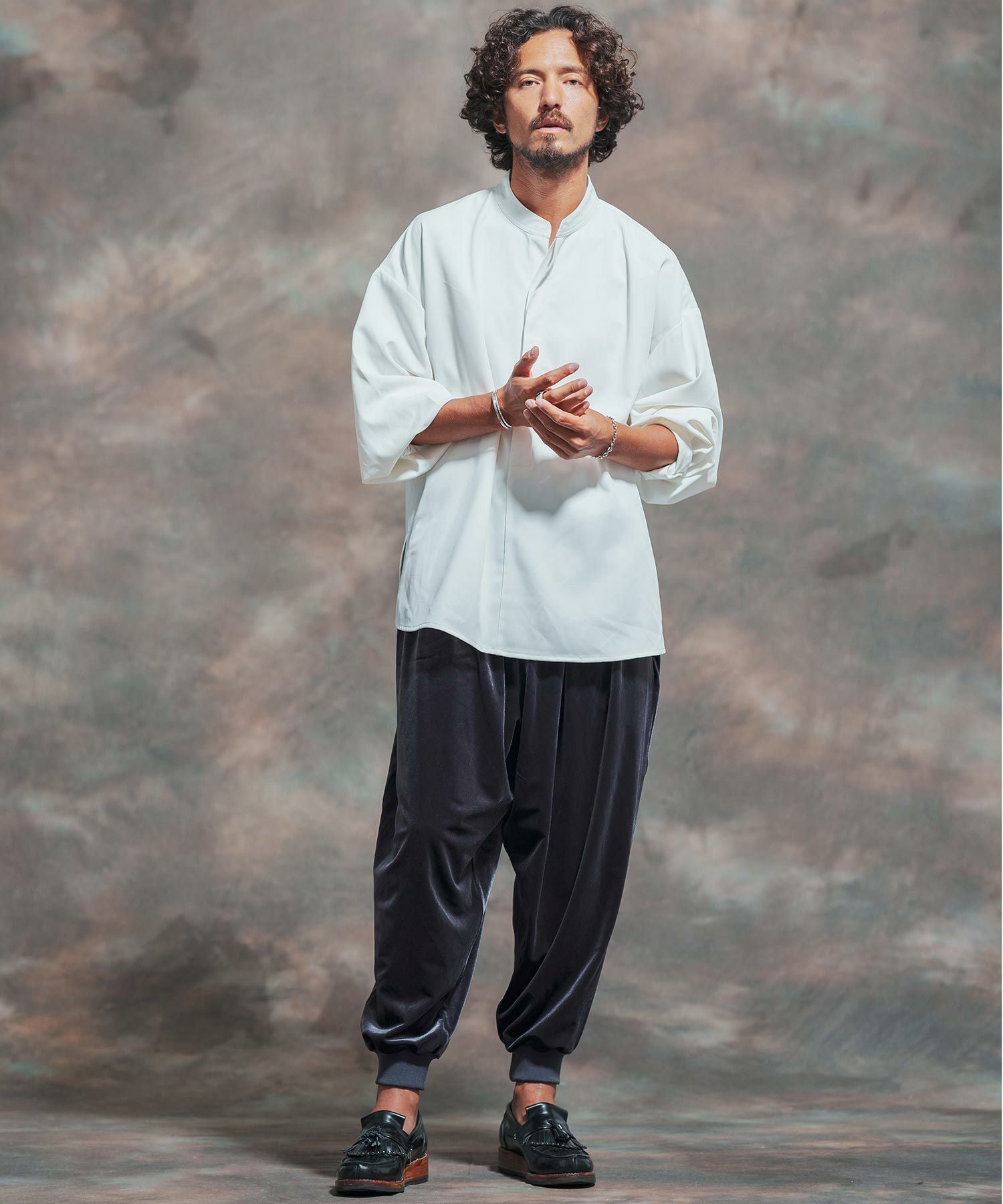 50%OFF【Jih Nunc(ジーヌンク)】ベロアバルーンパンツ(JIH-R1024