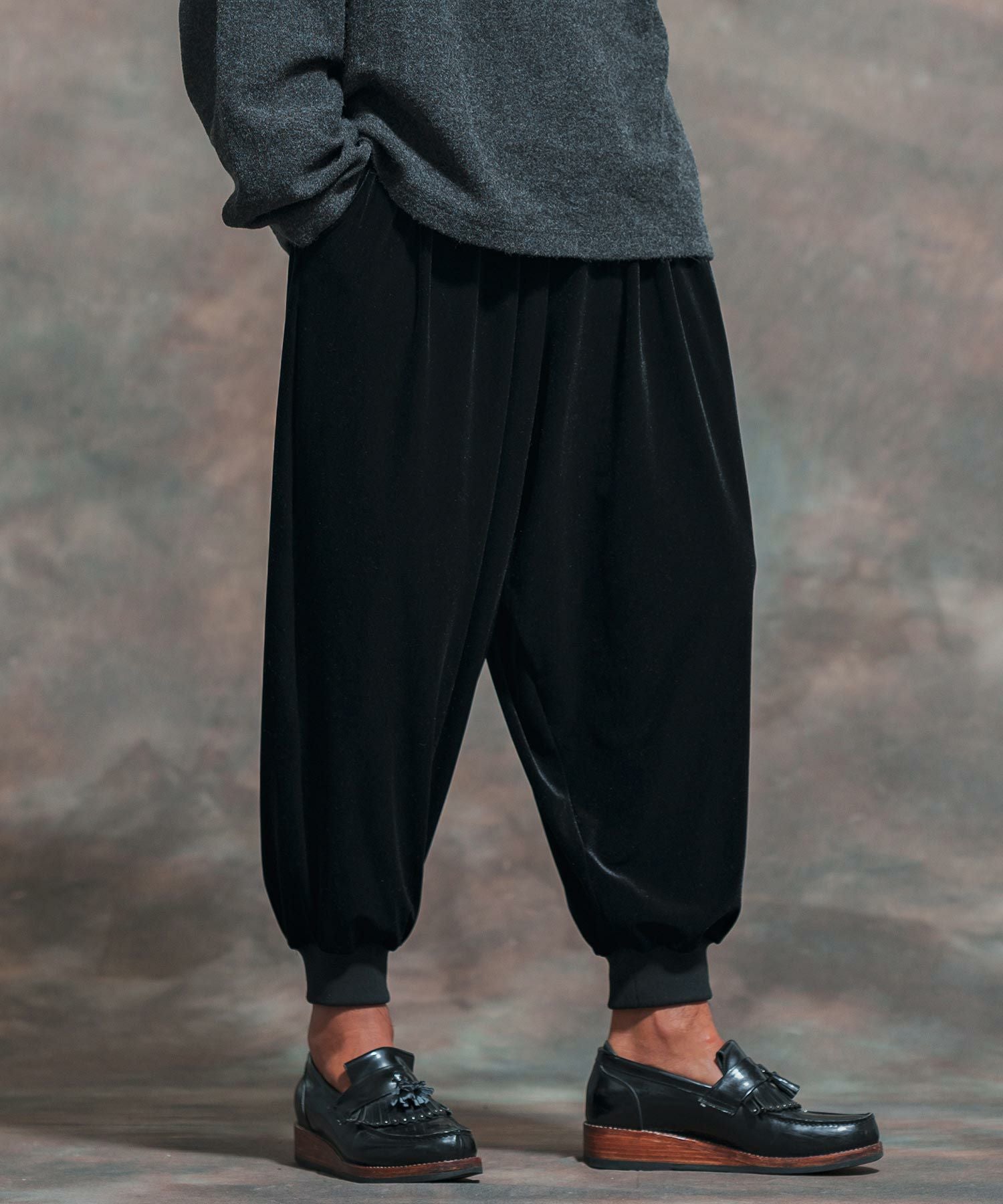 50%OFF【Jih Nunc(ジーヌンク)】ベロアバルーンパンツ(JIH-R1024
