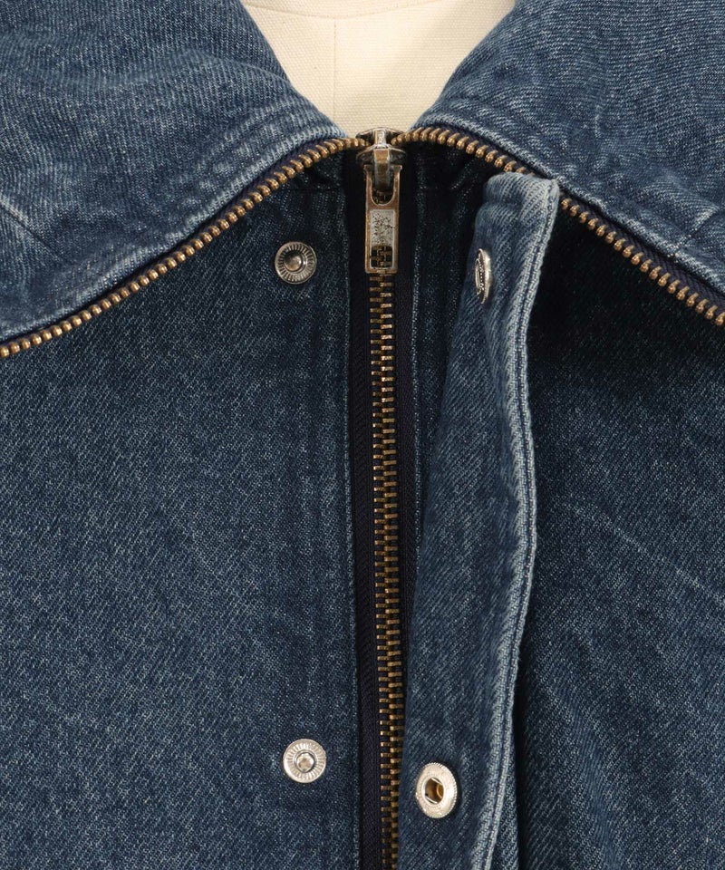 50%OFF【Jih Nunc(ジーヌンク)】ビッグフードデニムブルゾン(JIH-R1009 