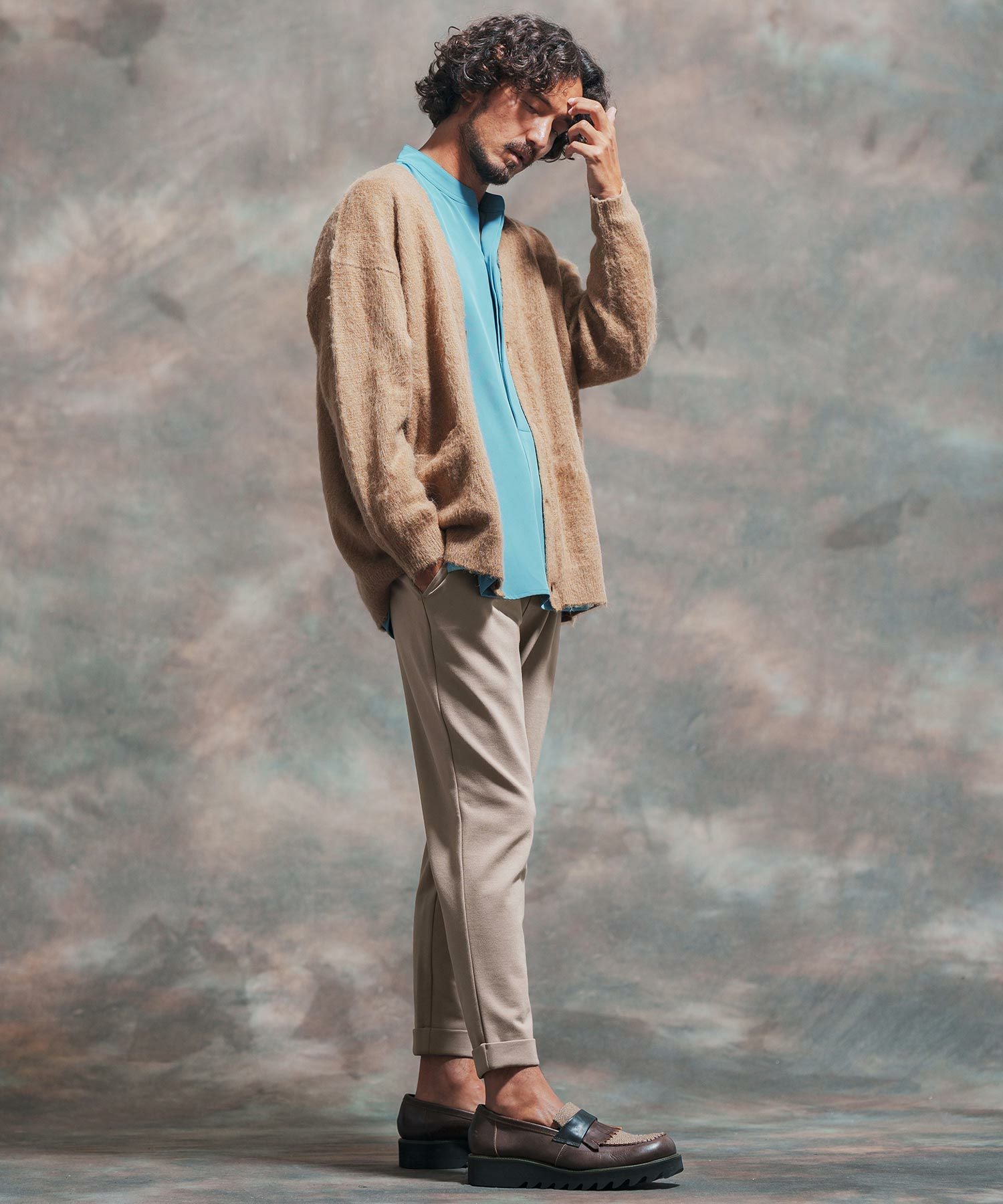 50%OFF【Jih Nunc(ジーヌンク)】ダンボールニットテーパードロール