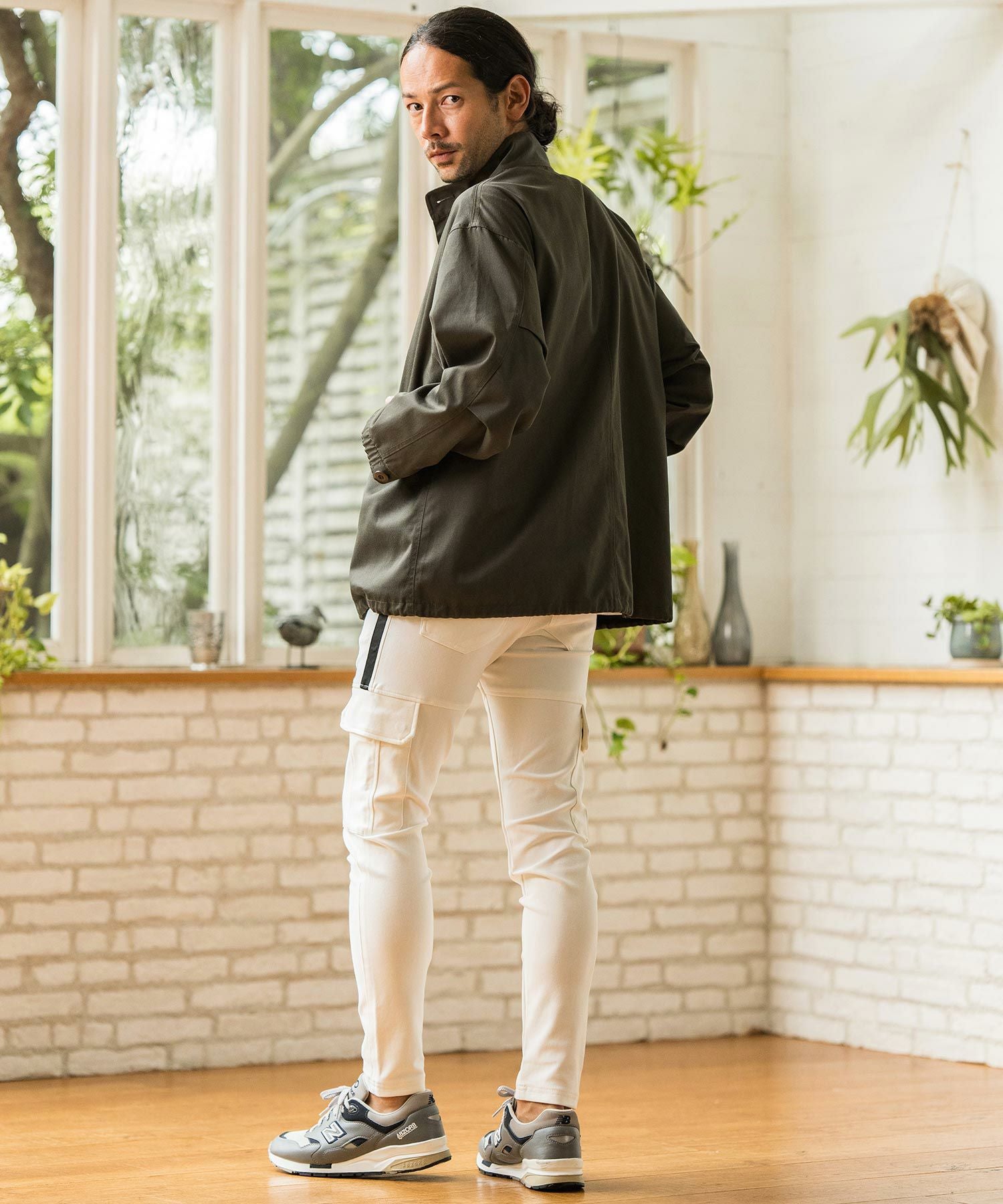 CAMBIO モッズコート Lサイズ カーキ・ベージュ 60%OFF【CAMBIO(カンビオ)】TC Twill Military Short Mods モッズ