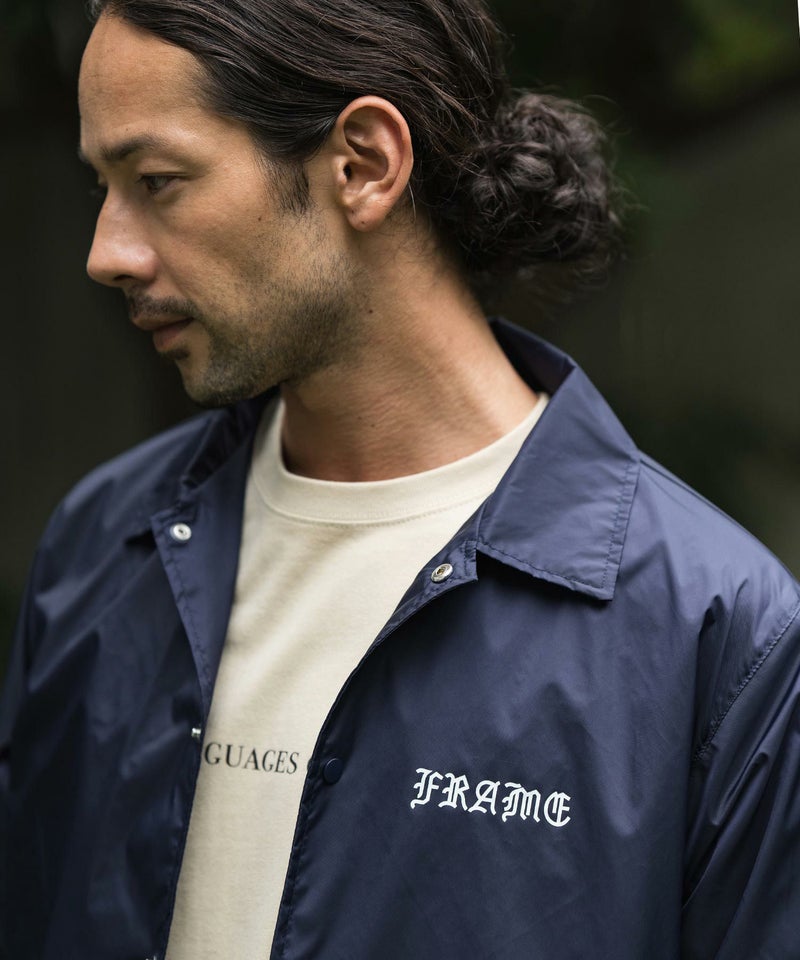 50%OFF【CAMBIO(カンビオ)】プリントコーチジャケット（Cross Frame 