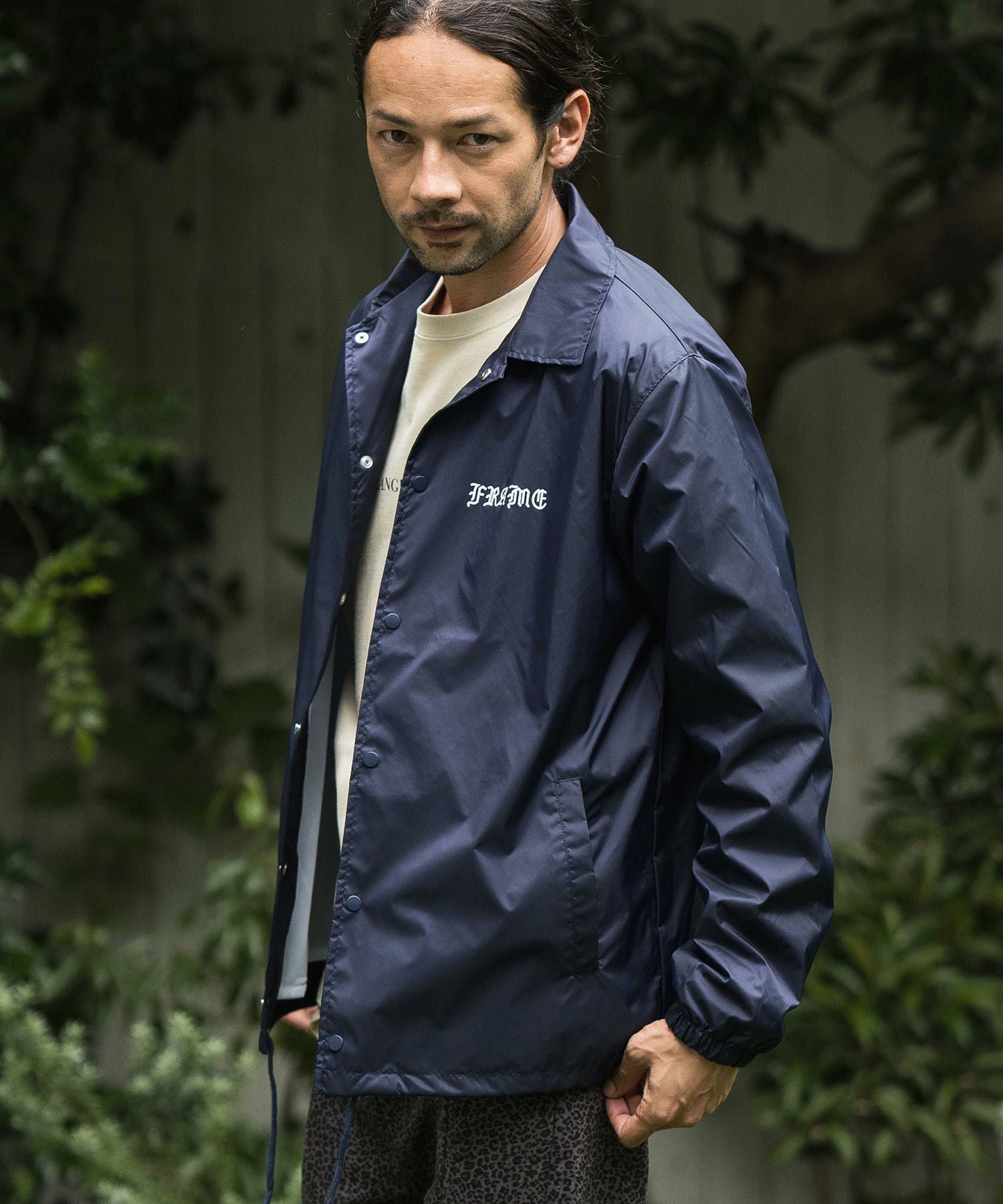 50%OFF【CAMBIO(カンビオ)】プリントコーチジャケット（Cross Frame