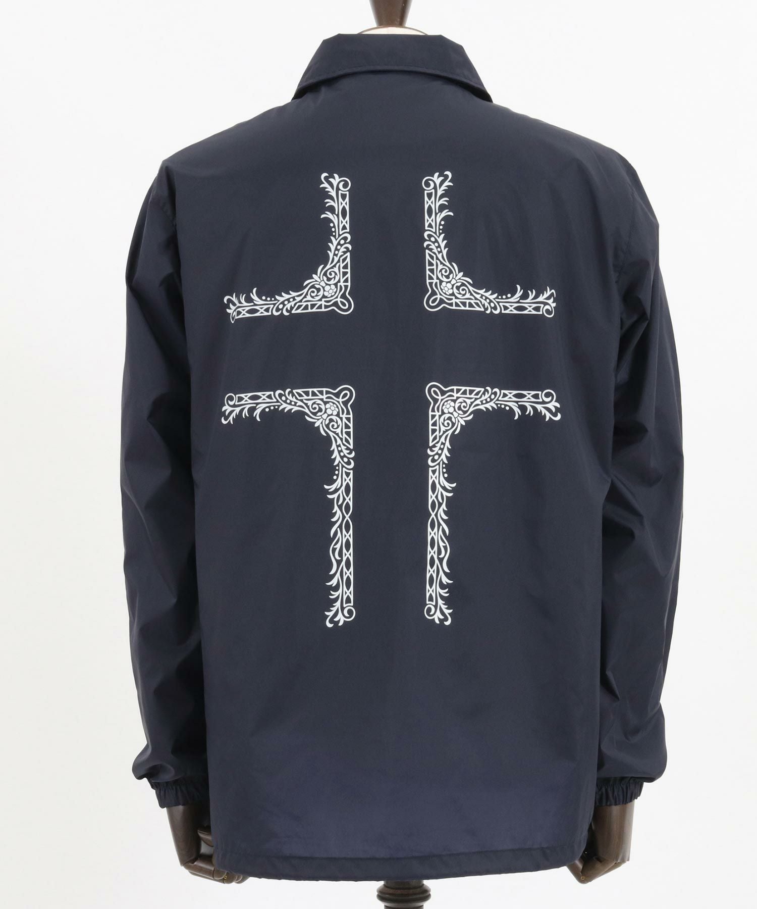 50%OFF【CAMBIO(カンビオ)】プリントコーチジャケット（Cross Frame
