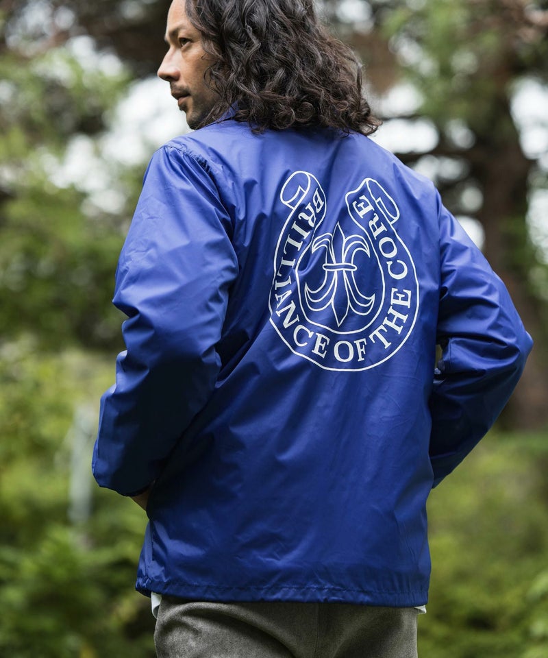 50%OFF【CAMBIO(カンビオ)】プリントコーチジャケット（Coat of arms 