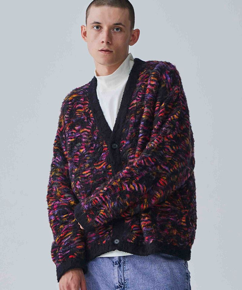 60%OFF【Iroquois(イロコイ)】7G TUCK LYNX CD カーディガン(276101