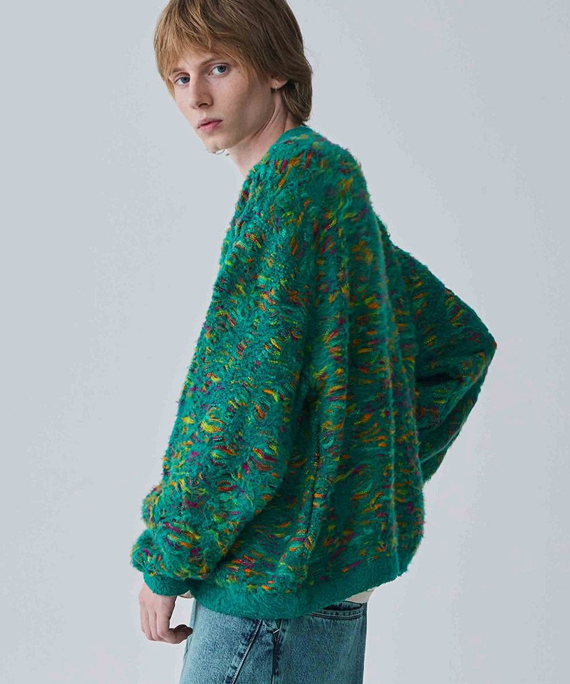 60%OFF【Iroquois(イロコイ)】7G TUCK LYNX CD カーディガン(276101 