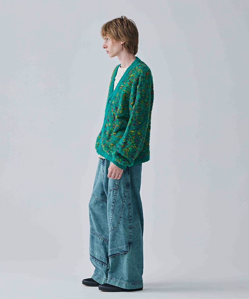 60%OFF【Iroquois(イロコイ)】7G TUCK LYNX CD カーディガン(276101