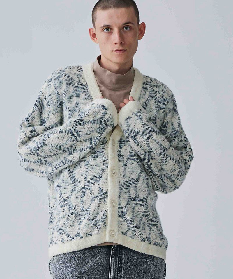 60%OFF【Iroquois(イロコイ)】7G TUCK LYNX CD カーディガン(276101