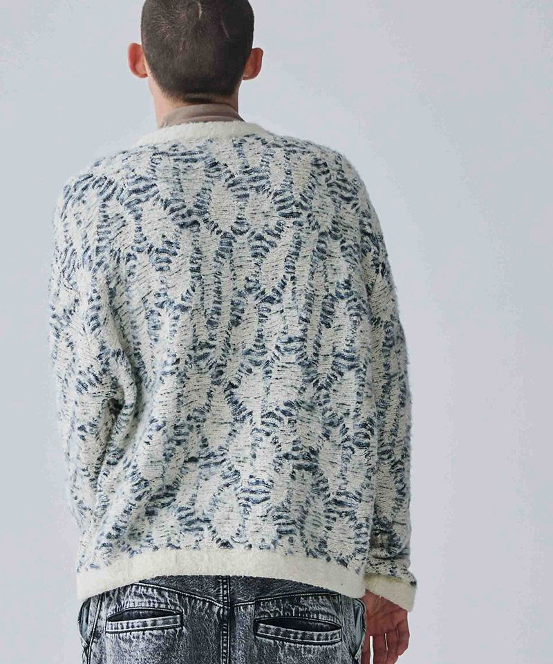 60%OFF【Iroquois(イロコイ)】7G TUCK LYNX CD カーディガン(276101
