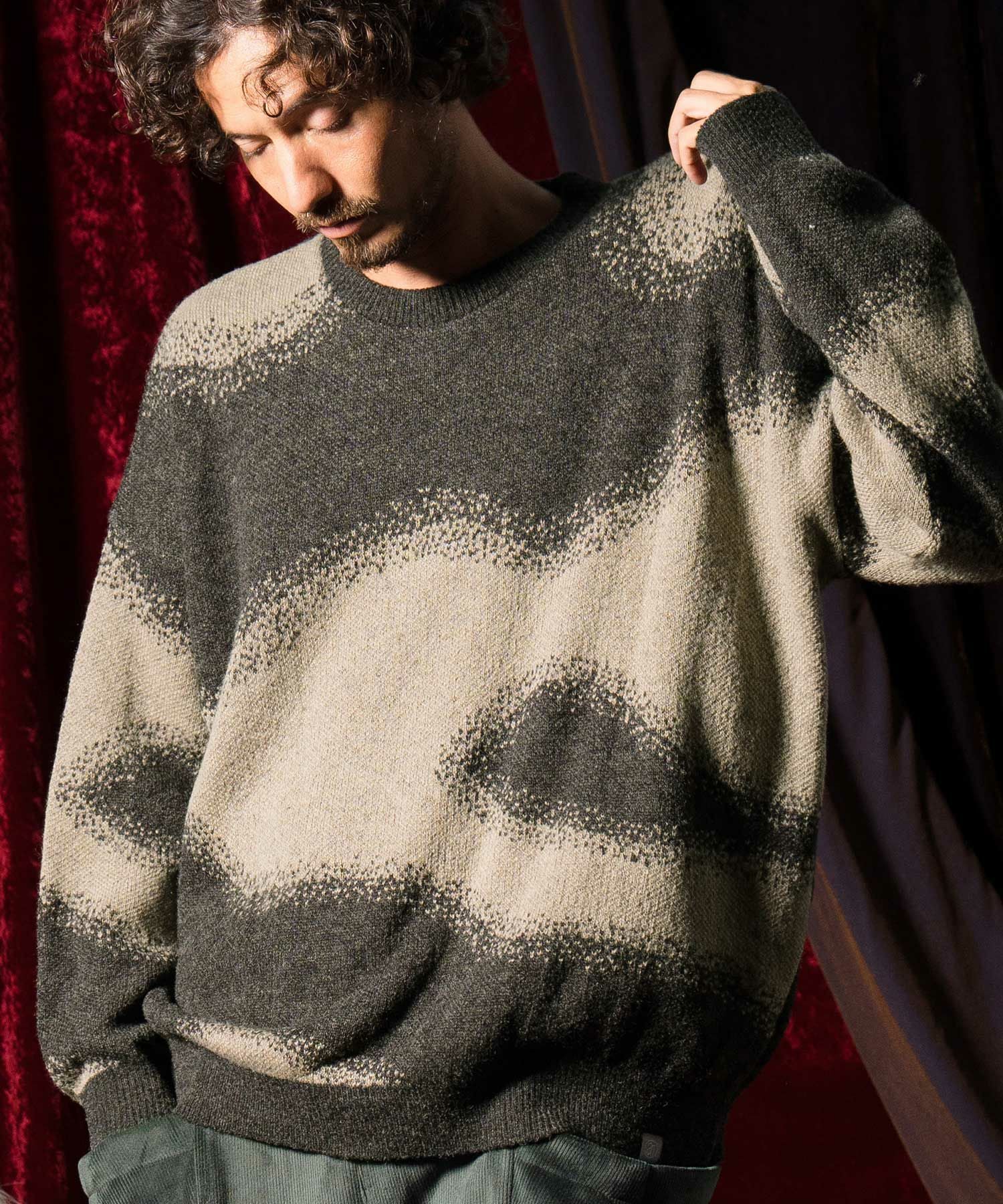 50%OFF【ANGENEHM(アンゲネーム)】マーブルニットプルオーバー(AN