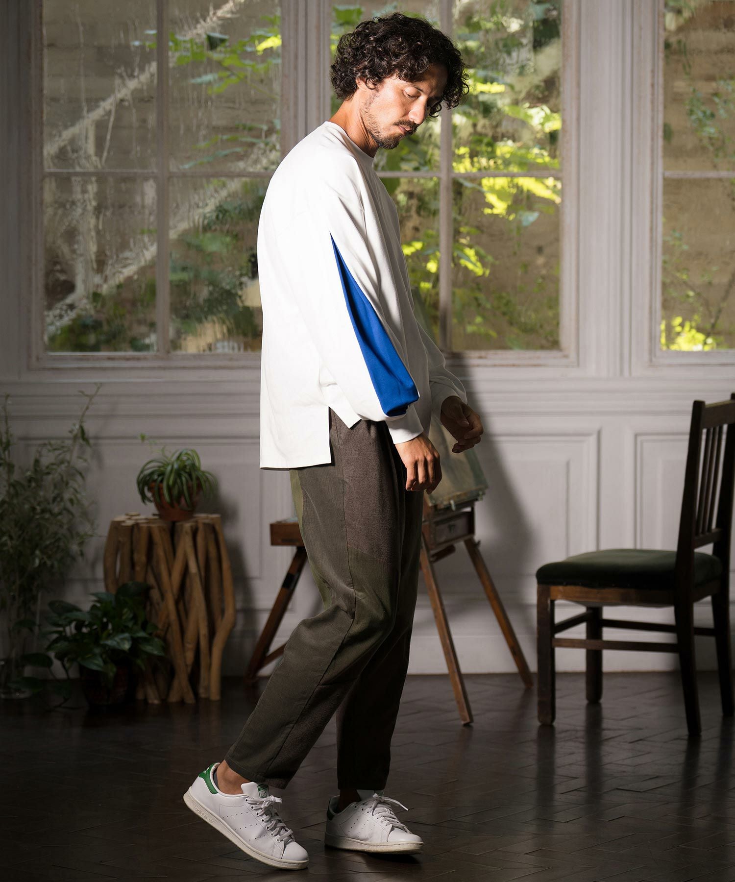 cen. オールタイムパンツ 60%OFF【ANGENEHM(アンゲネーム)】Different materials switching