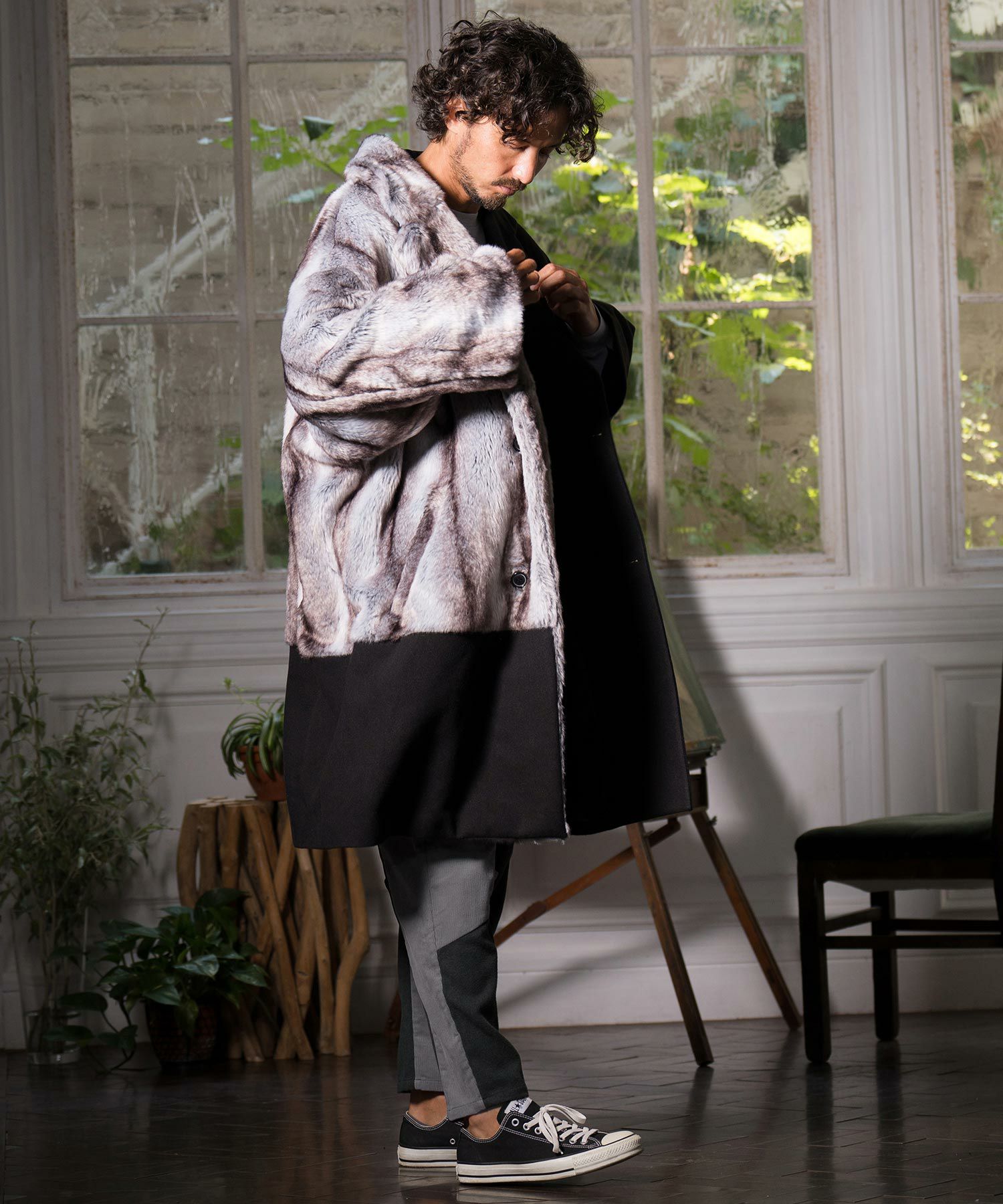 60%OFF【ANGENEHM(アンゲネーム)】Different materials switching