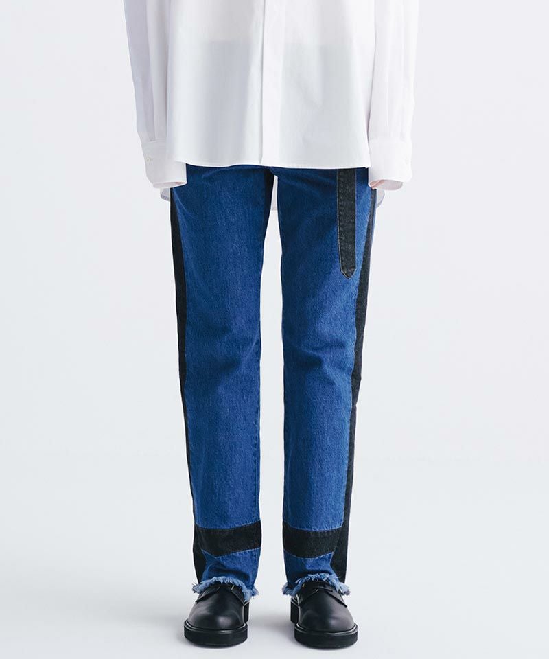 50%OFF【CULLNI(クルニ)】Side Line Straight Denim デニムパンツ(23