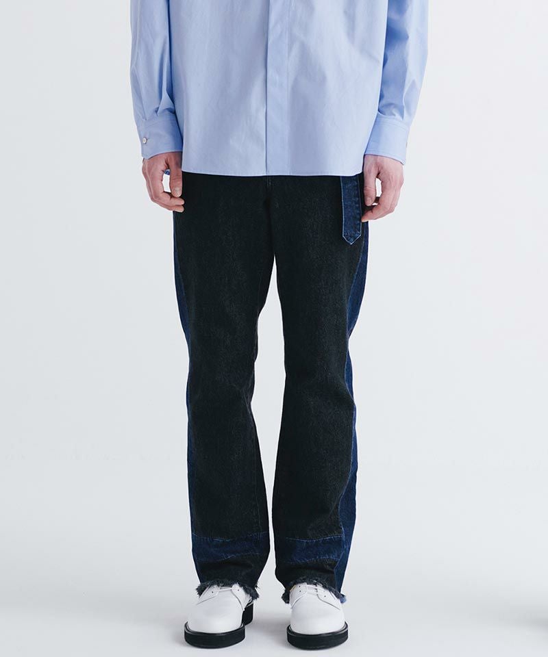 50%OFF【CULLNI(クルニ)】Side Line Straight Denim デニムパンツ(23