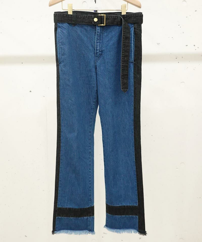 50%OFF【CULLNI(クルニ)】Side Line Straight Denim デニムパンツ(23