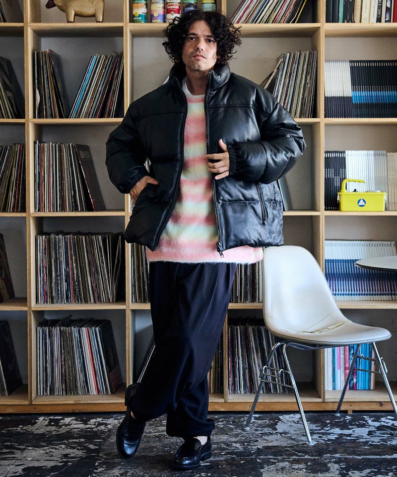 20%OFF【ADAM PATEK(アダムパテック)】space dye brushed gradation 