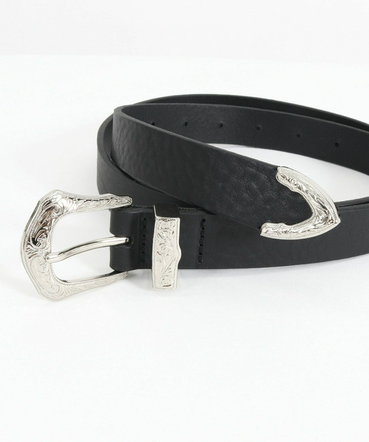 ADAM PATEK(アダムパテック)】italian leather belt ベルト(AP2329008