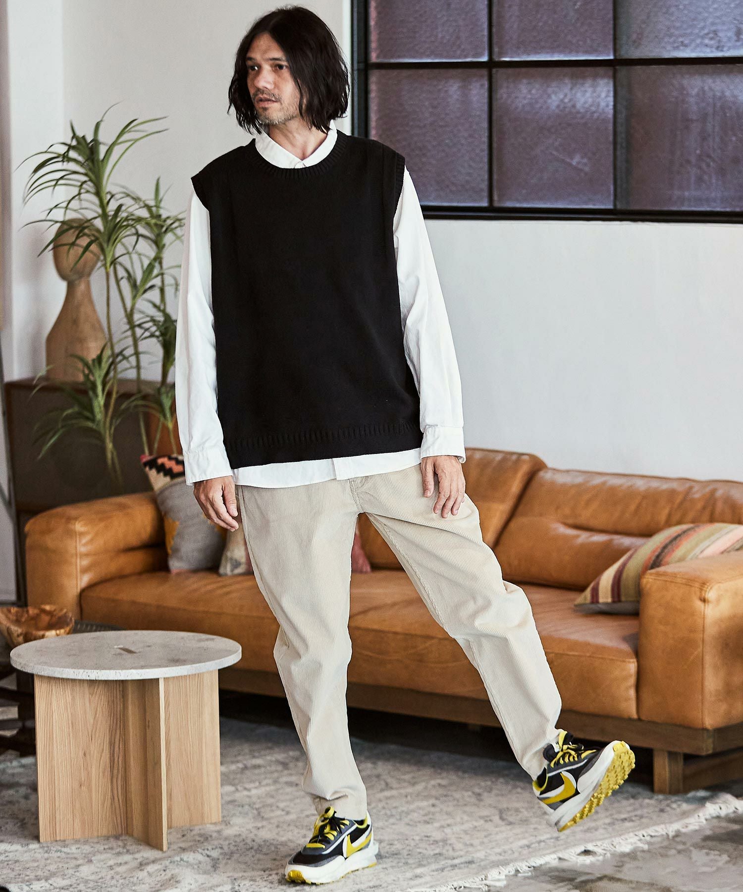 50%OFF【CAMBIO(カンビオ)】ストレッチコーデュロイバルーンパンツ