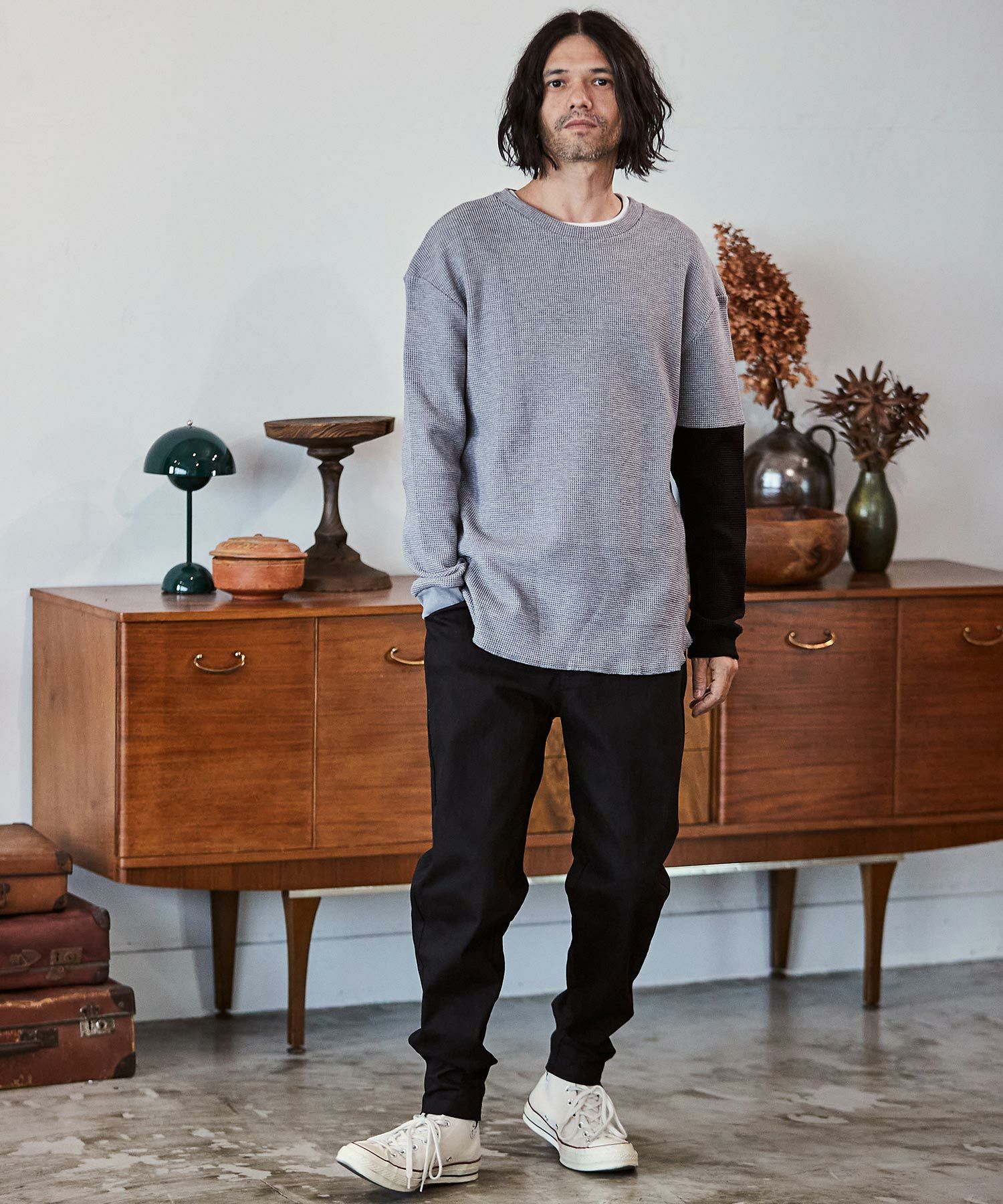 一部サイズカラー予約販売5月中旬～下旬入荷】【CAMBIO(カンビオ)】裾