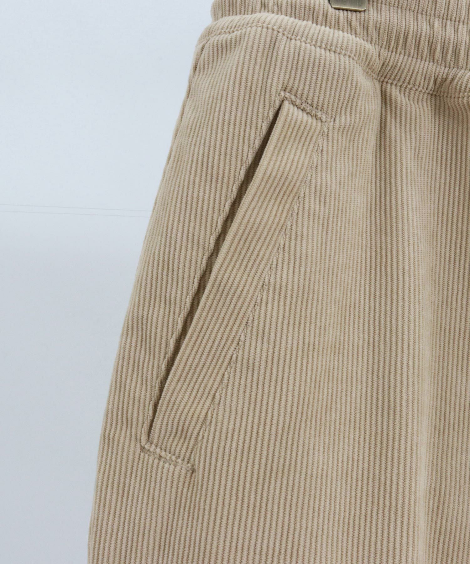 60%OFF【CAMBIO(カンビオ)】コーデュロイテーパードパンツ | CAMBIO