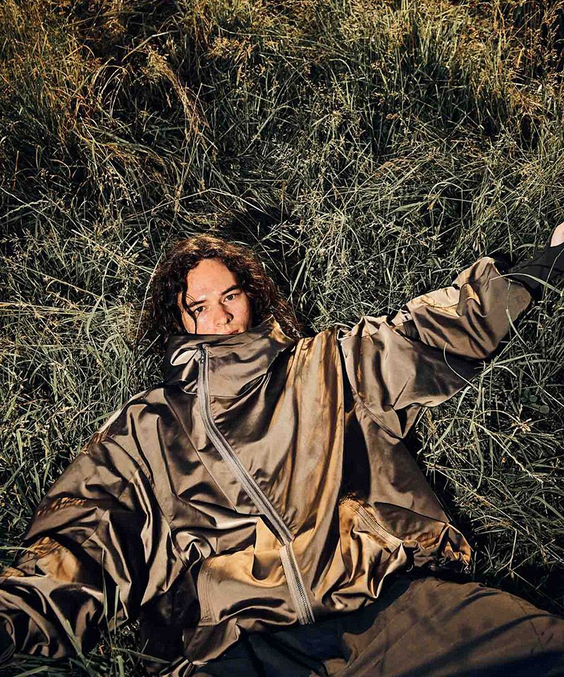 30%OFF【glamb(グラム)】Cross Sleeve Mountain Parka クロススリーブ 