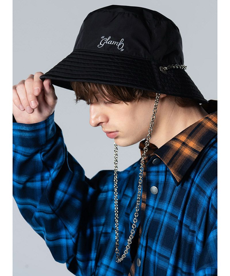 30%OFF【glamb(グラム)】Metal Chain Bucket Hat メタルチェーン