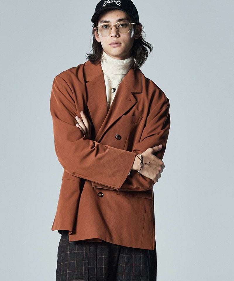 ジャケット・アウター glamb Double Breasted JKT GB0423-JKT14 50%OFF【glamb(グラム)】Double Breasted JKT ダブルブレスト