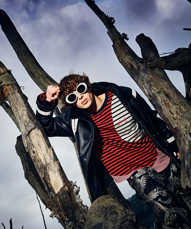 30%OFF【glamb(グラム)】Synth Mouton Biker JKT シンセムートン