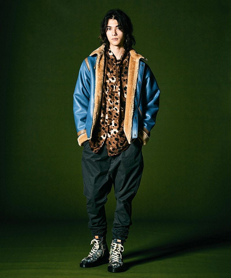 30%OFF【glamb(グラム)】Synth Mouton Biker JKT シンセムートン