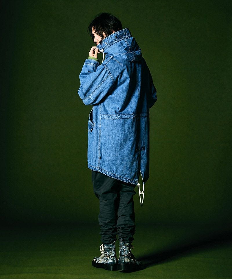 50%OFF【glamb(グラム)】Denim High Neck Mods Coat デニムハイネック 50%OFF【glamb(グラム)】Denim High Neck Mods Coat デニムハイネック