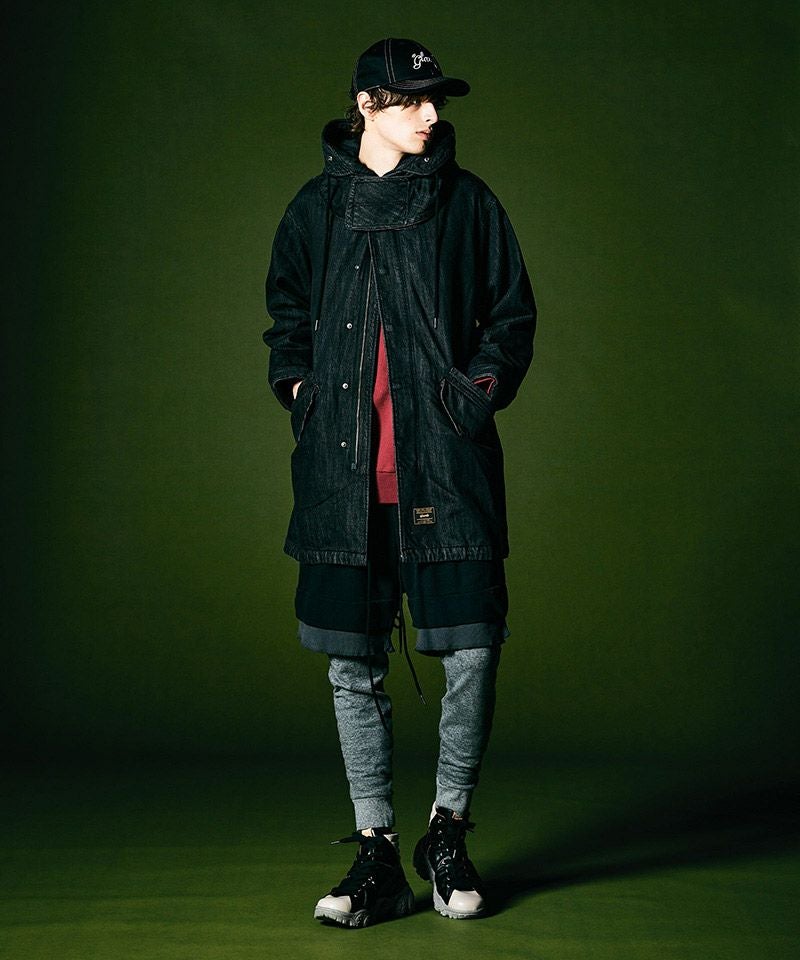 ジャケット・アウター glamb Long High Neck coat GB0423/JKT11 glamb(グラム)】High Neck Mods Coat ハイネックモッズコート(GB0324