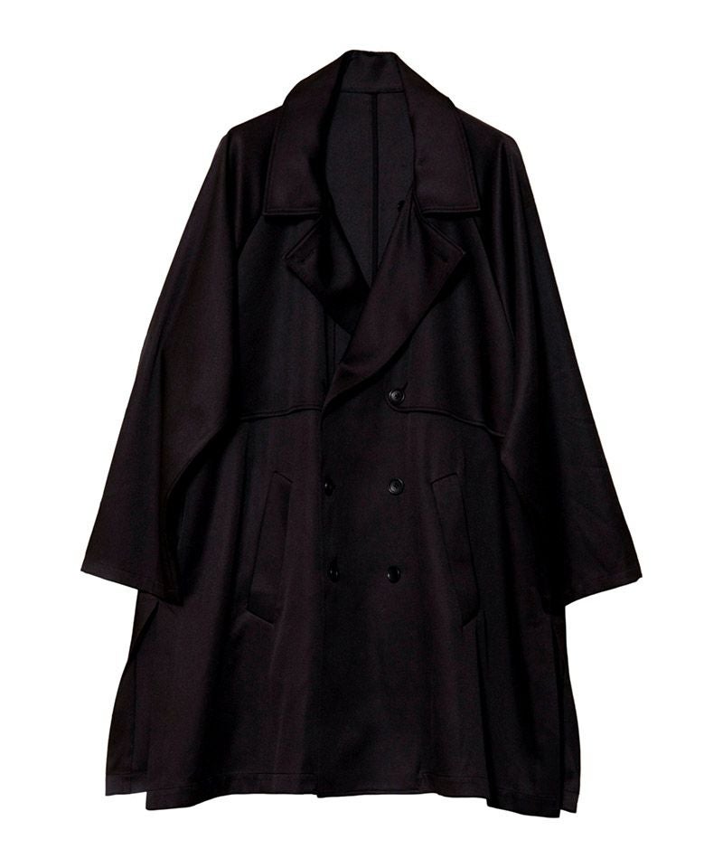 70%OFF【NO ID.(ノーアイディー)】ﾀﾞﾌﾞﾙｶﾞﾝﾌﾗｯﾌﾟBIGﾄﾚﾝﾁｺｰﾄ(853006