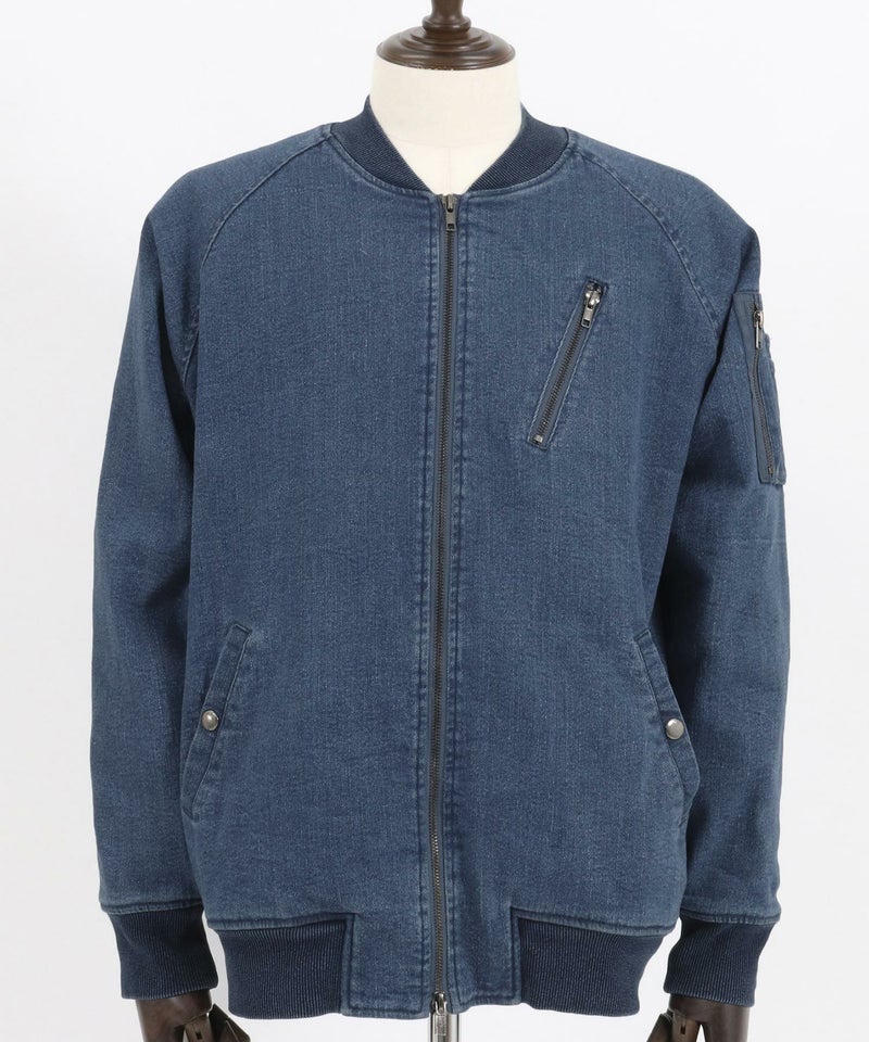 50%OFF【felkod(フィルコッド)】Stretch Denim MA-1 ジャケット 