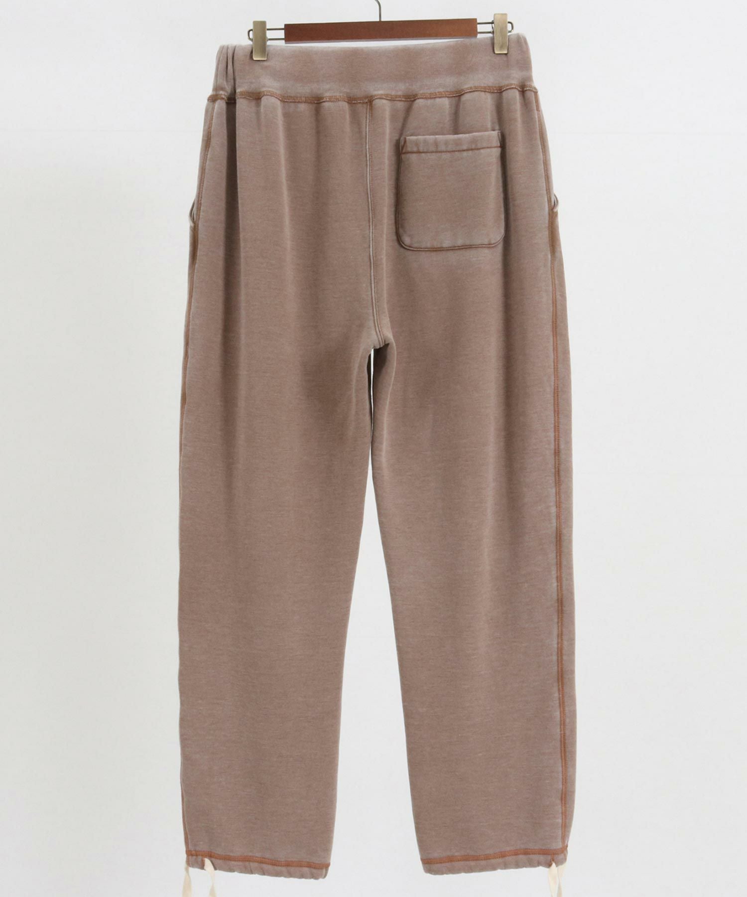 70%OFF【CAMBIO(カンビオ)】TC裏起毛オパール加工スウェットパンツ