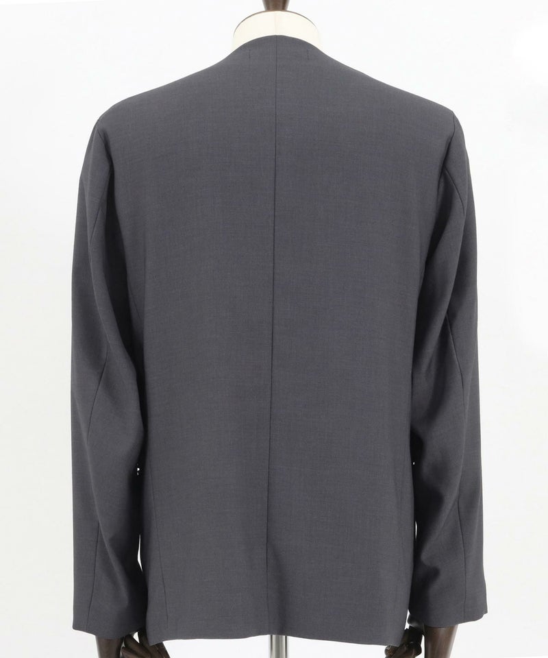 30%OFF【CAMBIO(カンビオ)】ストレッチノーカラージャケット | CAMBIO 