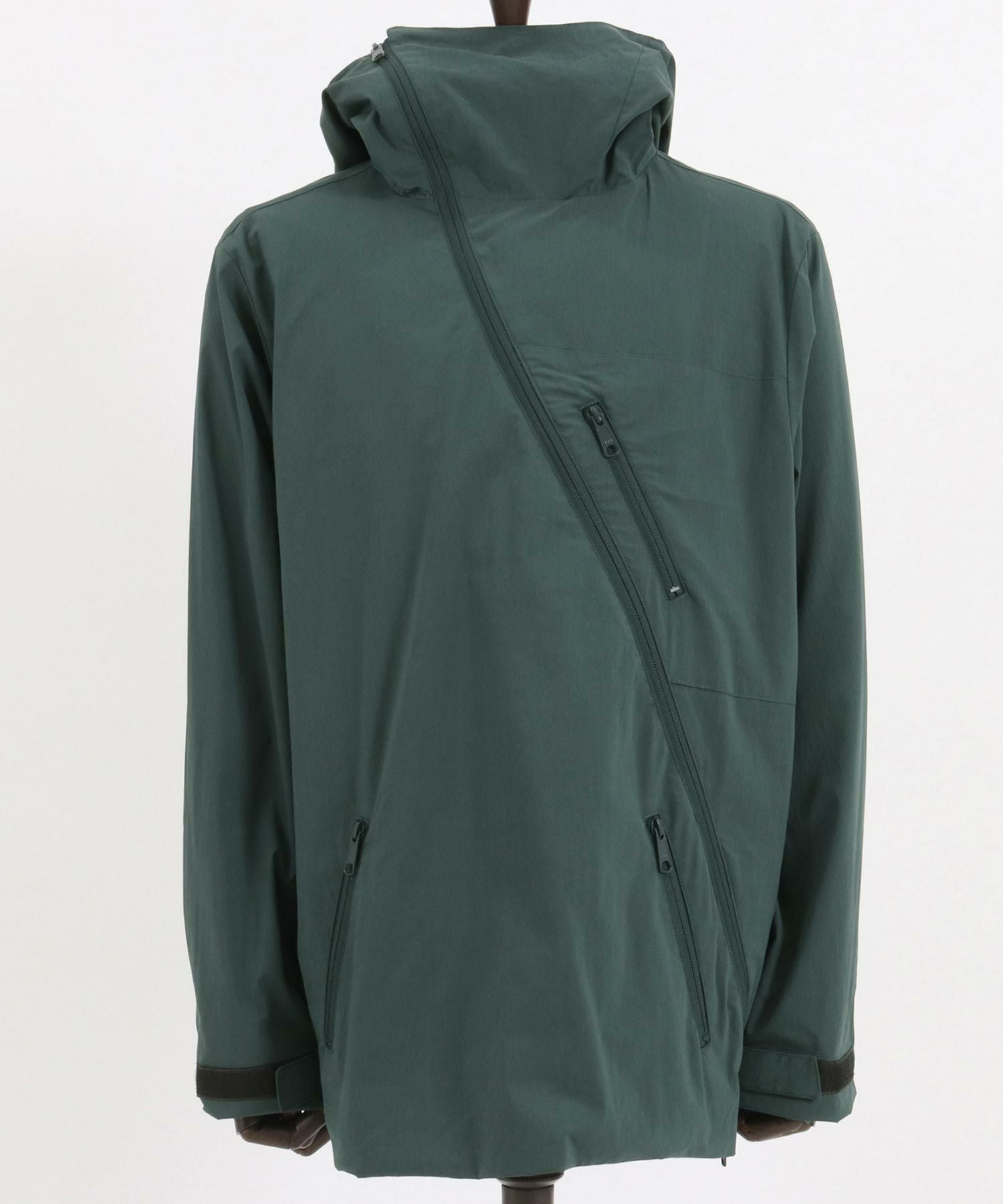 50%OFF【CAMBIO(カンビオ)】Stretch Nylon Diagonal Zipper Mountain 50%OFF【CAMBIO(カンビオ)】Stretch Nylon Diagonal Zipper Mountain